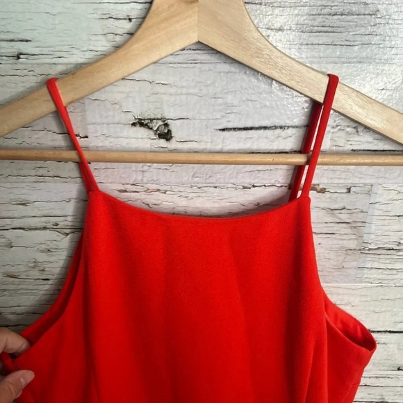 Banana republic dress size 4 orange  red - Picture 6 of 9